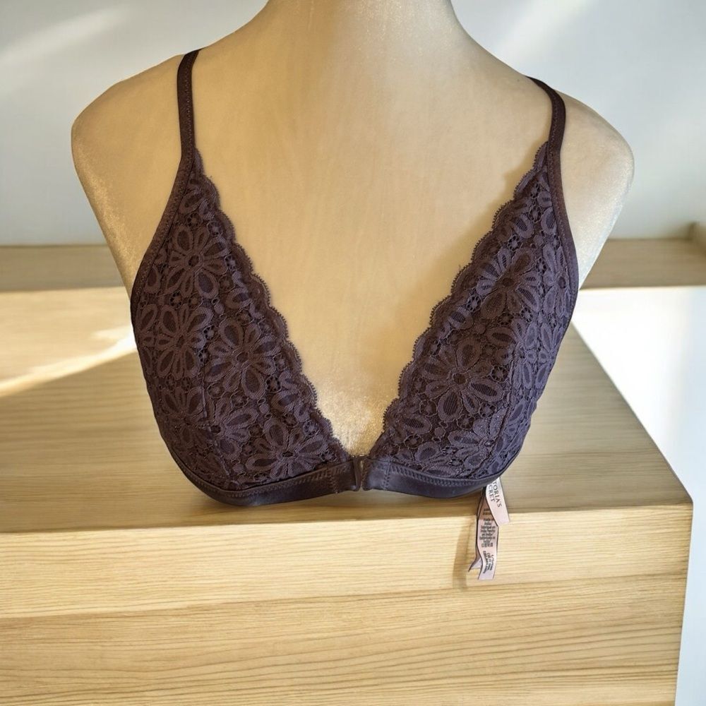 Victoria's Secret Plum Bralette Size Large Racerback